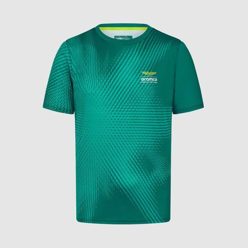 T-Shirt Burst Active De L'équipe Aston Martin F1 Officiel Vert Homm... on Productcaster.