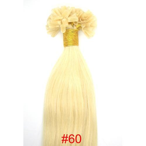 100 Extensions De Cheveux Pose A Chaud 100% Naturels Remy Hair Blon... on Productcaster.