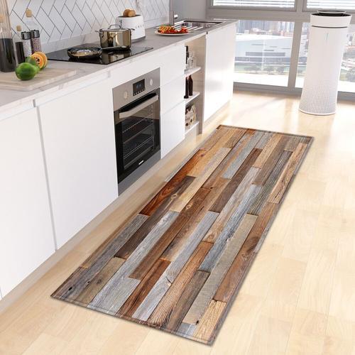 Tapis D'impression En Bois Pour La Maison,La Cuisine,La Chambre À C... on Productcaster.