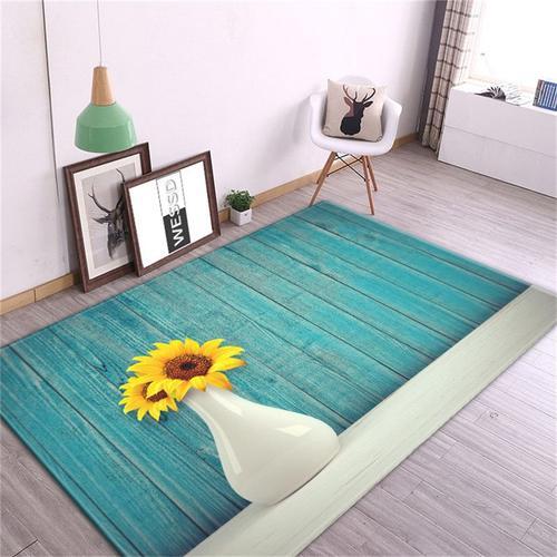 Tapis De Tournesol Pour Chambre À Coucher,Décoration De Chambre,Fle... on Productcaster.