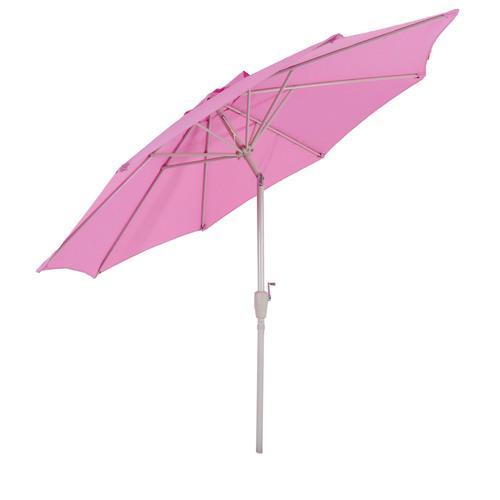 Parasol De Jardin Ø 3m Inclinable Polyester/Aluminium 5kg Lilas 04_... on Productcaster.