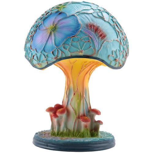 Stained Glass Mushroom Table Lamp Vintage Animal Plant Series Shape... on Productcaster.