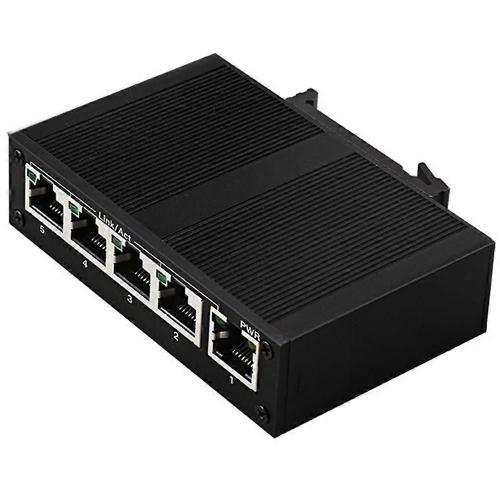 5 Port 100Mbps Network Switch Ethernet Industrial Grade Switch Unma... on Productcaster.