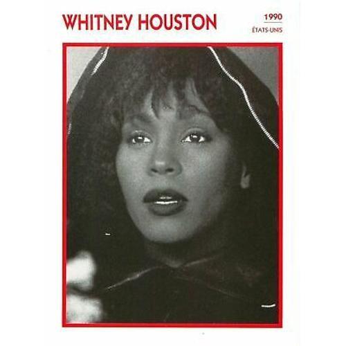 Fiche Portrait De Star Whitney Houston on Productcaster.