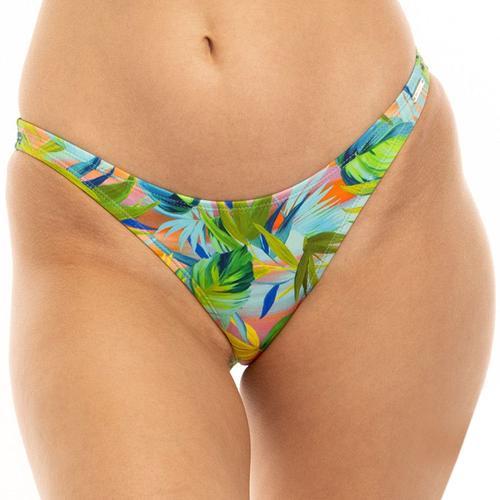 Bas De Bikini Vert/Fleurs Femme Sun Project Brésilien on Productcaster.