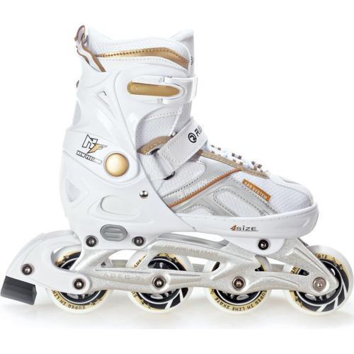 Roller En Ligne Pulse Blanc Du 37 Au 40 Adulte Enfant Mixte Taille ... on Productcaster.