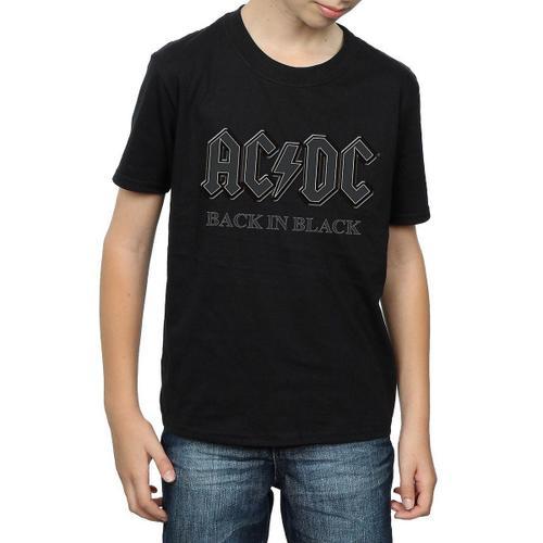 Ac/Dc - T-Shirt Back In Black - Garçon on Productcaster.