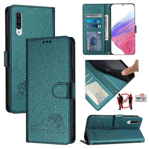 Étui Pour Samsung Galaxy A50/A30s/A50s Portefeuille À Rabot Rfid Ch... on Productcaster.