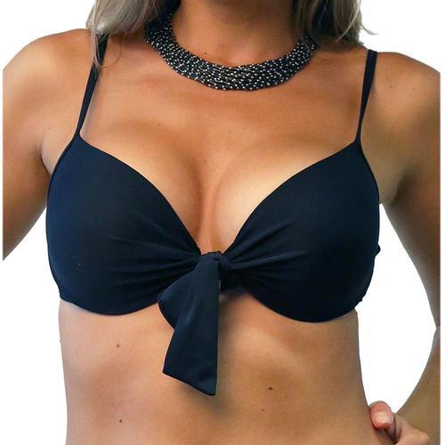 Haut De Bikini Noir Femme Sun Project Push Up on Productcaster.