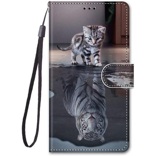 Coque Pour Xiaomi Redmi 9c Clapet A Rabat Cuir Silicone Motif Drôle... on Productcaster.