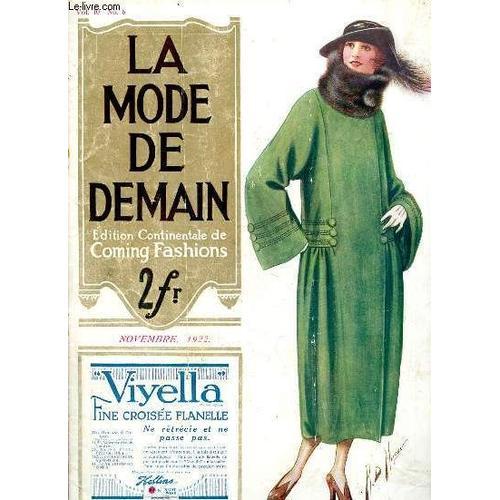 La Mode De Demain / Coming Fashions N°6 Vol.10 Novembre 1922 - Fash... on Productcaster.