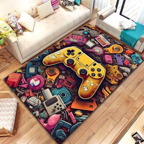 Tapis 3d 80s Gamer Contrmatérielle Large,Tapis Lea Pour Salon,Chamb... on Productcaster.