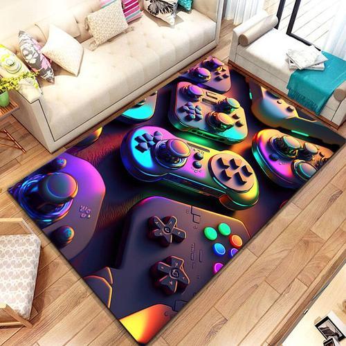 Tapis 3d 80s Gamer Contrmatérielle Large,Tapis Lea Pour Salon,Chamb... on Productcaster.