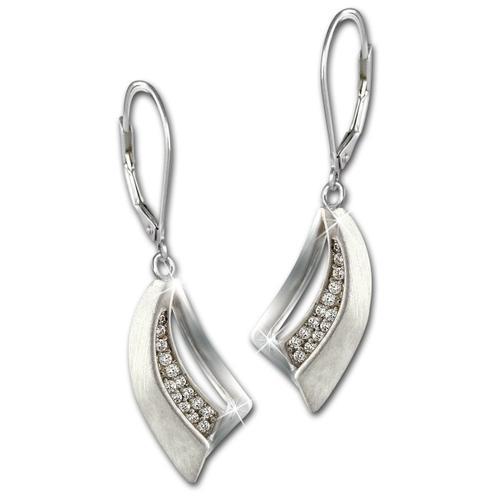 Silberdream Boucles Doreilles Zircone Argent 925 Voile Boucles Dore... on Productcaster.