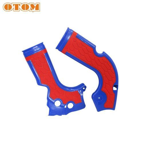 Blue And Red Cadre En Plastique De Moto 3 Couleurs, Housse De Prote... on Productcaster.