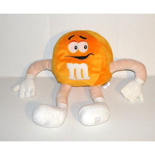 Peluche M&ms World Orange Bras Coulissants - Doudou Bonbon M&m's 35... on Productcaster.