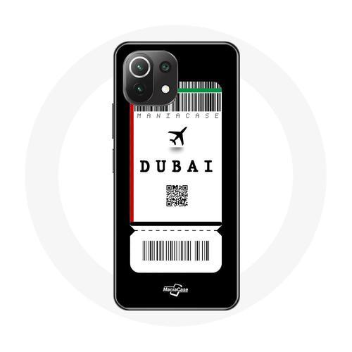 Coque Pour Xiaomi Mi 11 Lite Billet D'avion Dubai on Productcaster.