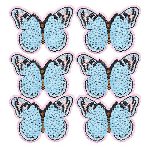 6pcs Sequins Butterfly Honeybee Clothes Patch Iron On Applique DIY ... on Productcaster.