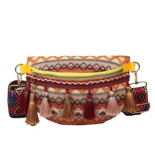 Sacs de taille de style folklorique pour femmes avec sangle réglabl... on Productcaster.