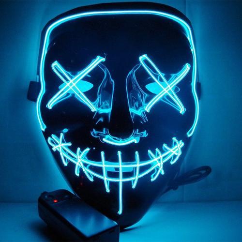 Masque Led D'Halloween, Masques De Purge, Masques De Fête D'... on Productcaster.