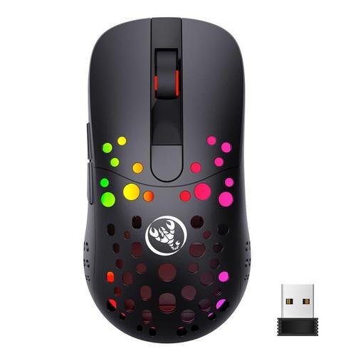 Souris de jeu T100 2.4GHz, sans fil, avec récepteur USB, éblouissem... on Productcaster.