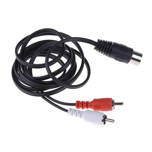 câble convertisseur A/V, 1.5m, 5 broches DIN mâle vers 2RCA mâle, p... on Productcaster.