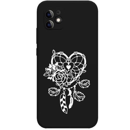 Coque Noir Iphone 12 Mini Dreamcatcher Coeur on Productcaster.