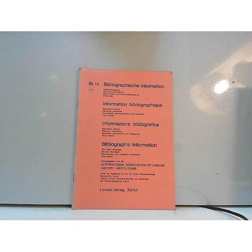 Information Bibliographique Bi 18 1974 on Productcaster.