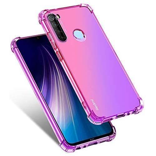 Czz Coque Pour Xiaomi Redmi Note 8 2021, Étui En Gradient Color Tpu... on Productcaster.