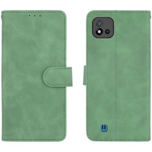 Czz Coque Pour Realme C11 (2021), Cuir Premium Housse Folio Flip Ca... on Productcaster.