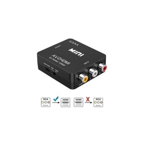 Adaptateur RCA vers HDMI, Adaptateur vidéo Mini AV vers HDMI compat... on Productcaster.