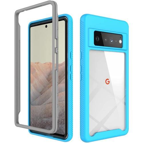 Czz Pour Coque Google Pixel 6 Pro Étui, Anti-Choc Bumper Avec Dos T... on Productcaster.