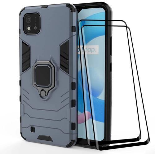 Czz Coque Pour Realme C11 2021 / Realme C20 Avec 2 Verre Trempé, Ho... on Productcaster.