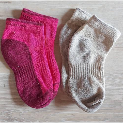 Lot De 2 Paires De Chaussettes De Randonnée 31/34 Quechua on Productcaster.