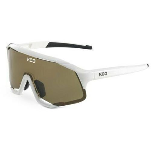 Lunettes De Soleil Koo Demos - Blanc / Brun on Productcaster.