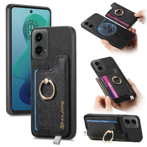 Étui Pour Motorola Moto G 2024 5g Support D'anneau Magnétique Porte... on Productcaster.