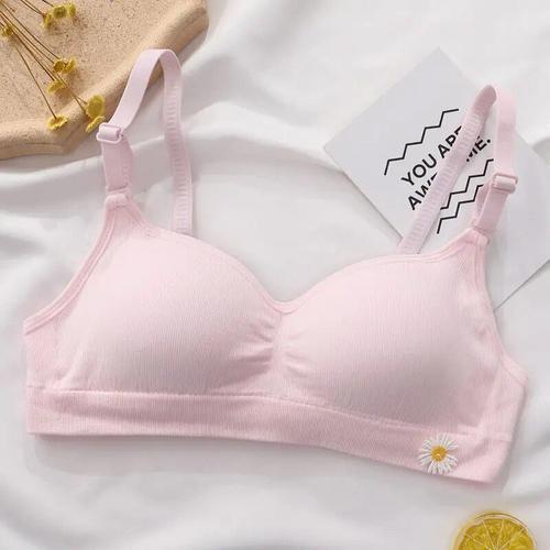 Soutien-Gorge En Coton Pour Adolescentes,Sous-Vêtements Avec Coussr... on Productcaster.