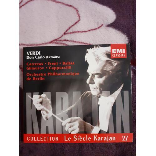 Verdi Don Carlo Extraits Karajan on Productcaster.