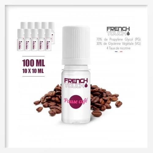 E-LIQUIDE FRENCH TOUCH - PAUSE CAFE 100ML EN 16MG DE NICOTINE on Productcaster.