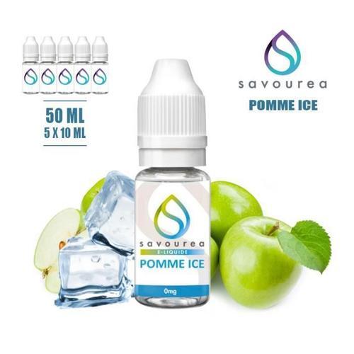 E-liquide SAVOUREA 50ML saveur POMME ICE avec 12MG de nicotine (5x1... on Productcaster.