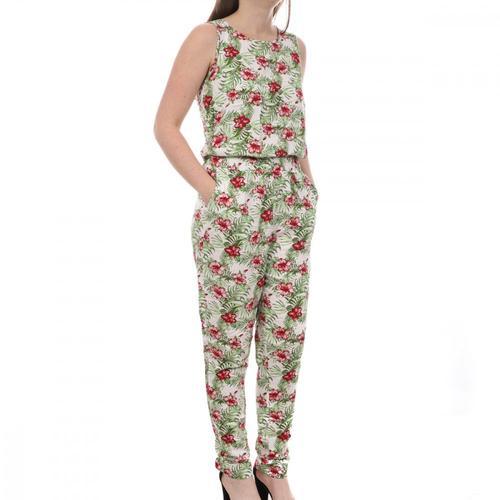 Combinaison Blanche/Fleurs Femme Vero Moda Easy on Productcaster.