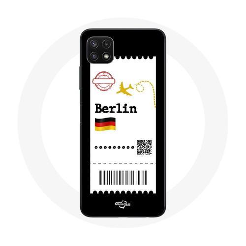 Coque Pour Samsung Galaxy A22 5g Billet D'avion Berlin on Productcaster.