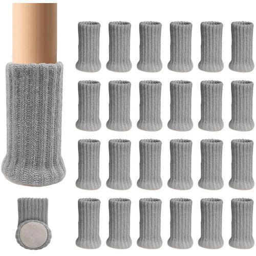 24 Paires de Chaussettes de Meubles en Tricot Antidérapantes pour P... on Productcaster.