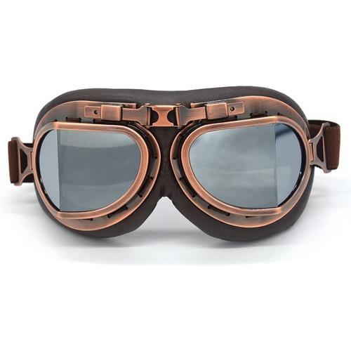 Lunettes De Motocross, Steampunk Vintage Aviateur Style Pilote Moto... on Productcaster.