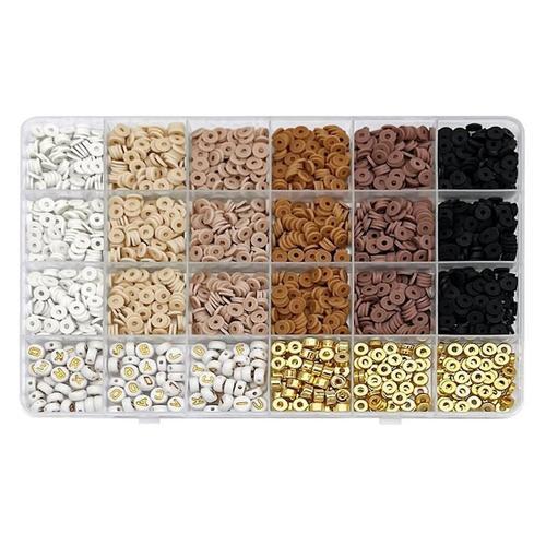 Clay Beads Bracelets For Women, Bracelet Making Kit Gold For Jewelr... on Productcaster.