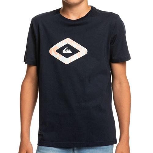 T-Shirt Marine Garçon Quiksilver Let It Ride on Productcaster.