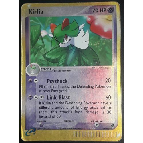 Carte Pokémon Kirlia 40/100 Holo Reverse - Ex Tempête De Sable (Fr) on Productcaster.