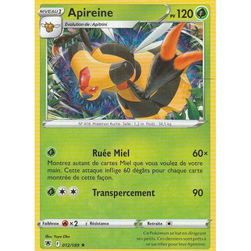 Carte Pokemon - Apireine - 012/189 - Rare - Eb10 - Astres Radieux - on Productcaster.