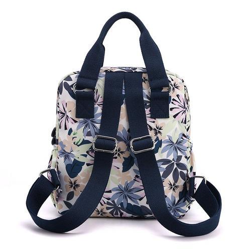 Sac a dos pour femme en nylon avec imprime floral sac a dos de rand... on Productcaster.