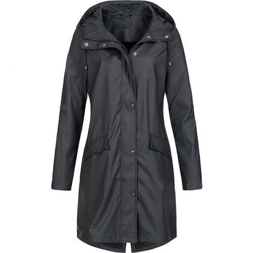 Parka De Pluie Femmes - Coupe-Vent Imperméable D'extérieur - À Capu... on Productcaster.